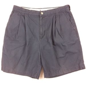 Columbia Chip II Chino Shorts 8" Inseam Blue Cottn